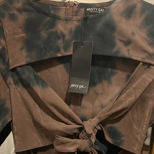 Fye Dye front mini dress